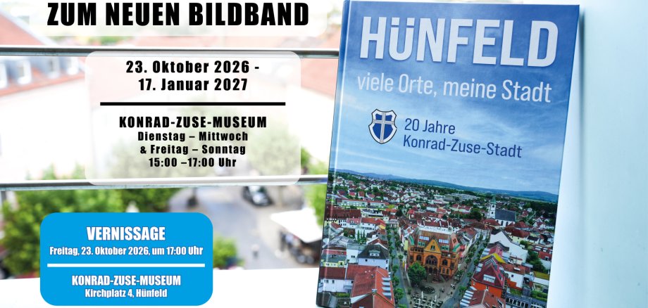 Plakat zur Ausstellung Bildband Hünfeld