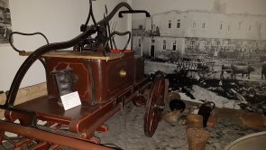 Alte Feuerwehrspritze